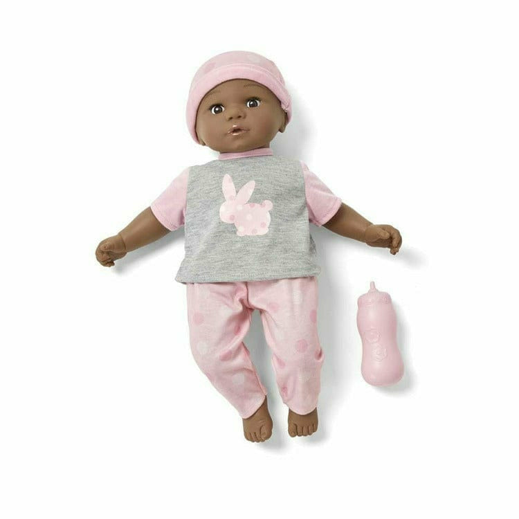  Madame Alexander -  Sweet Smiles Baby Doll - Pink Outfit with Dark Skin Tone -  Dolls
