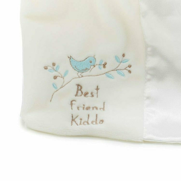  Bunnies By The Bay -  White Kiddo Buddy Blanket -  Plush