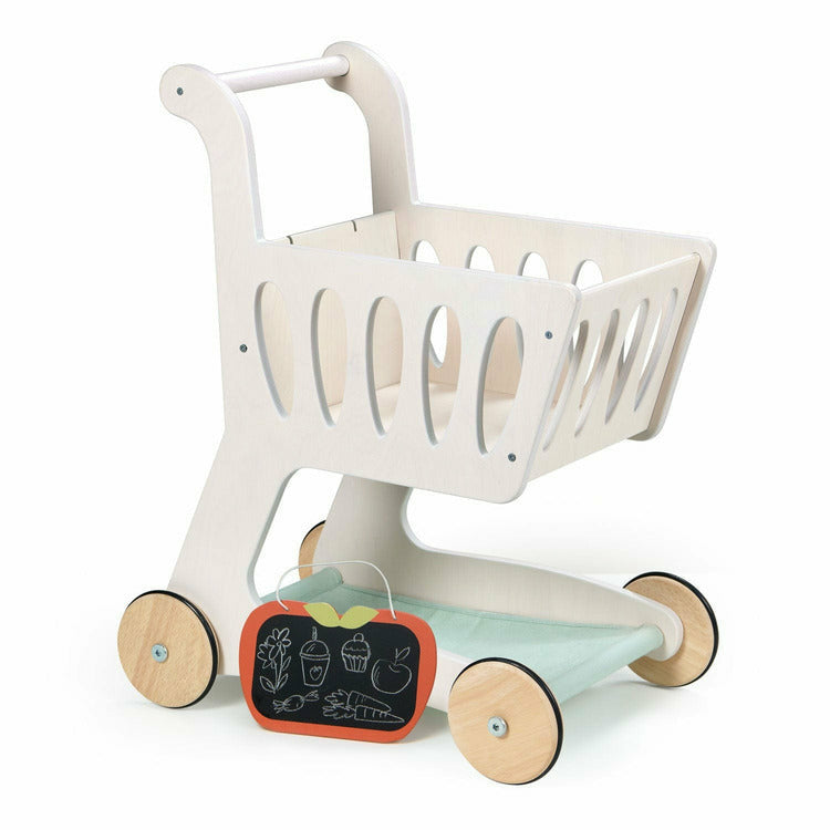  Tender Leaf Toys -  Wooden Shopping Cart -  Preschool