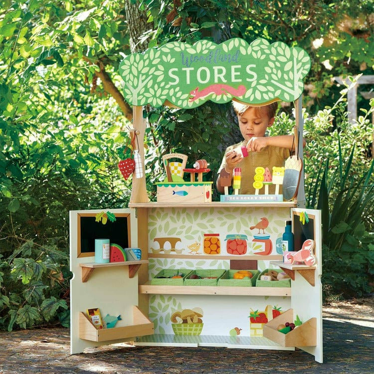  Tender Leaf Toys -  Woodenland Stores and Theatre -  Preschool
