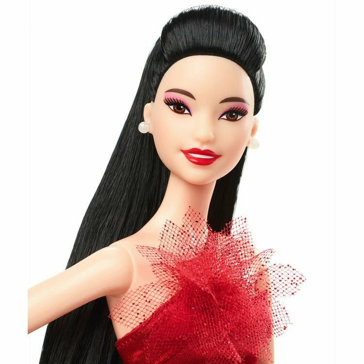 Barbie Barbie 2022 Holiday Doll - Straight Black Hair