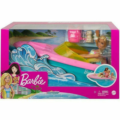 Barbie Barbie Barbie® Doll and Boat with Puppy and Accessories