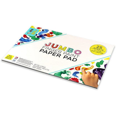 Bright Stripes Creativity JR Jumbo Finger Paint Paper Pad