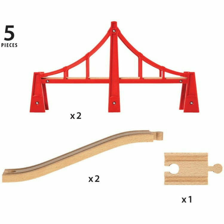 Brio Vehicles Double Suspension Bridge