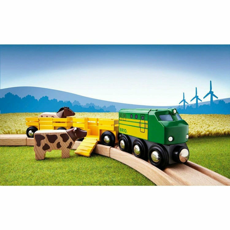 Brio Vehicles Farm Animal Toy Train