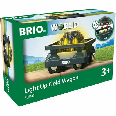 Brio Vehicles Light Up Gold Wagon