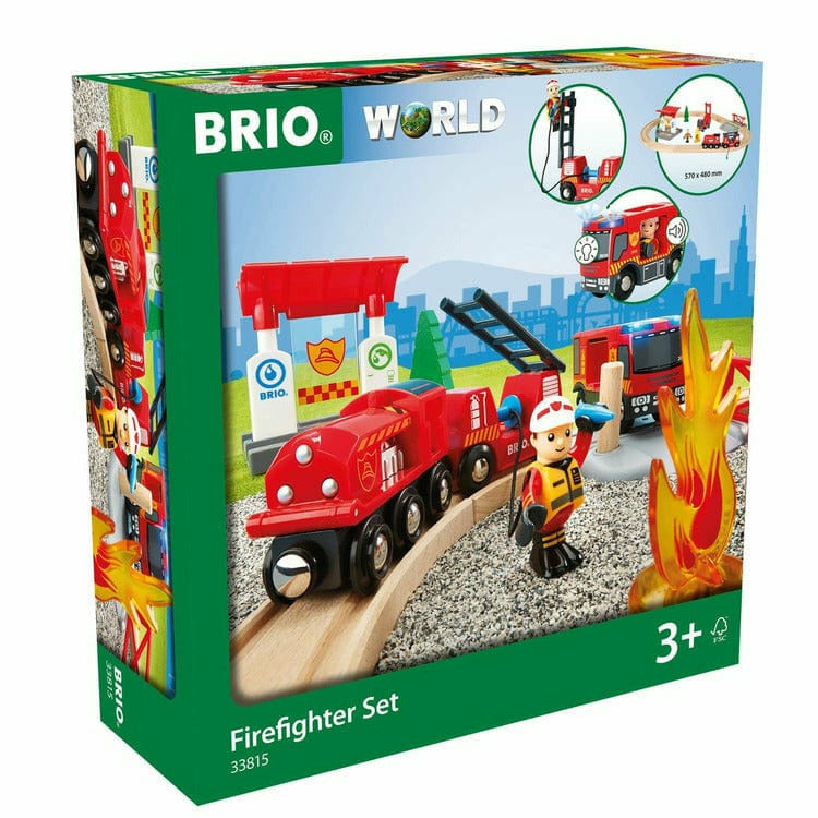Brio Vehicles Rescue Firefighter Set