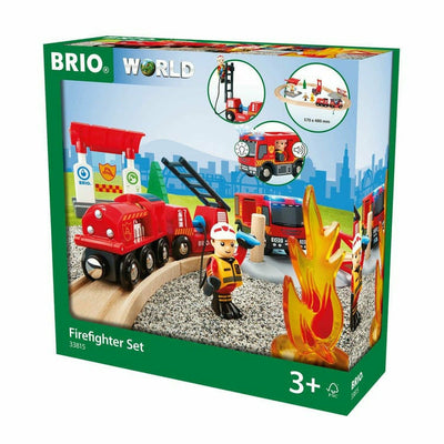 Brio Vehicles Rescue Firefighter Set