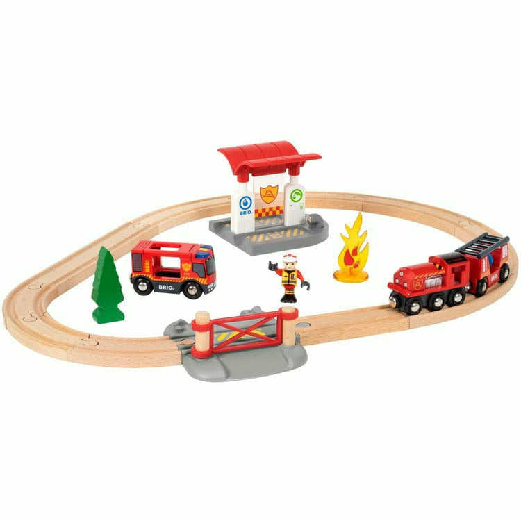 Brio Vehicles Rescue Firefighter Set