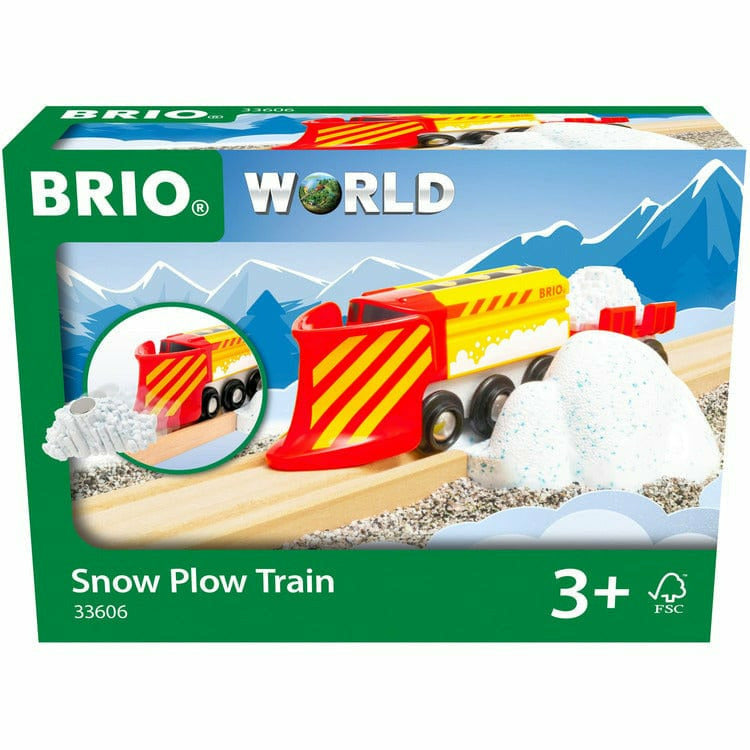 Brio Vehicles Snow Plow Train
