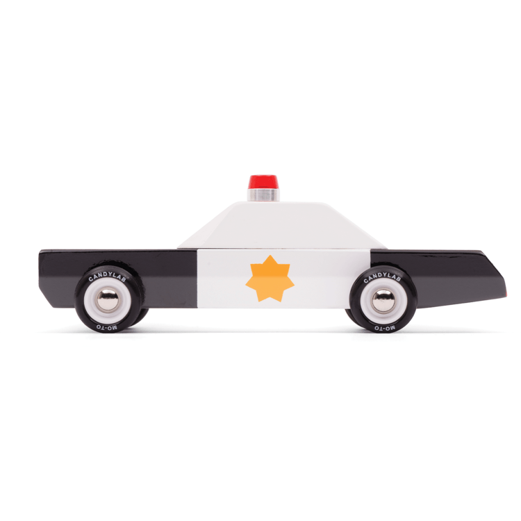 Candylab Vehicles Police Cruiser Black-White Police Car