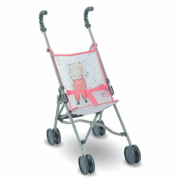 Corolle Dolls Pink Umbrella Stroller