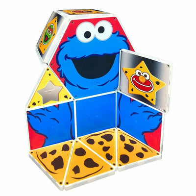 CreateOn Preschool Magna-Tiles Sesame Street Cookie Monster Shapes