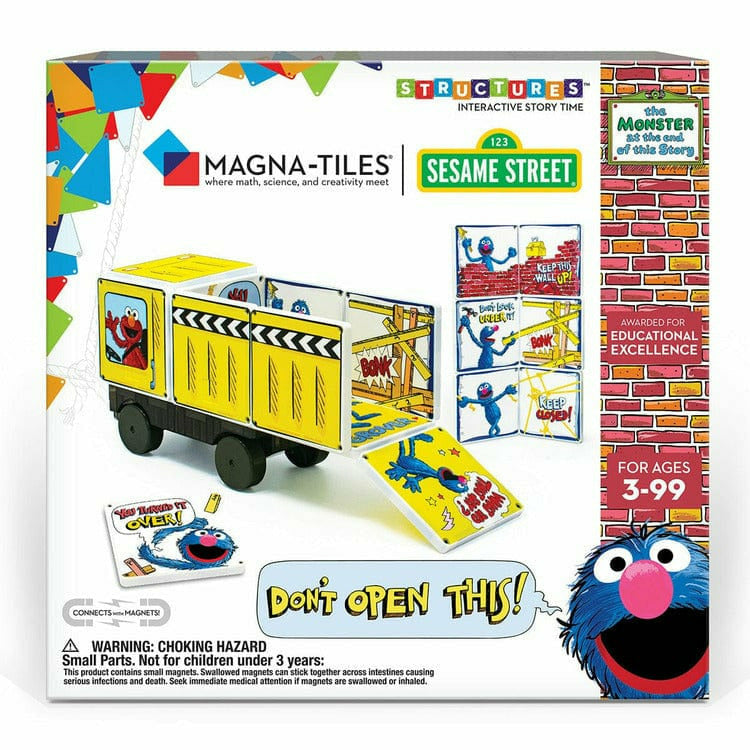 CreateOn Preschool Magna-Tiles Sesame Street Monster At The End of the Story