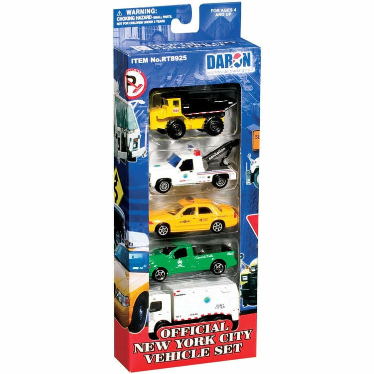 Daron Worldwide Trading, Inc. Vehicles NYC Official 5 pc Vehicle Set