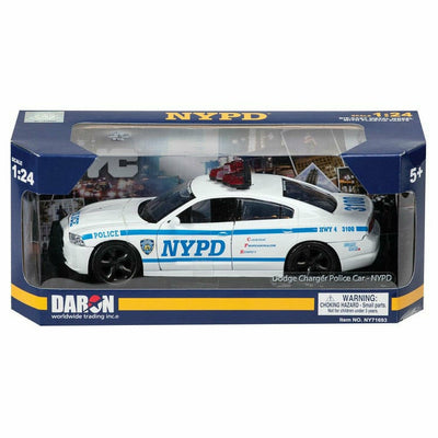 Daron Worldwide Trading, Inc. Vehicles NYPD Dodge Charger Police Car Die Cast