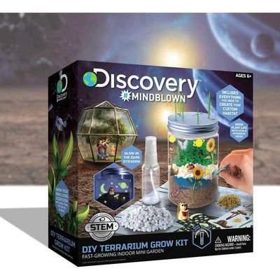 Discovery Mindblown STEM Kids DIY Terrarium Grow Kit