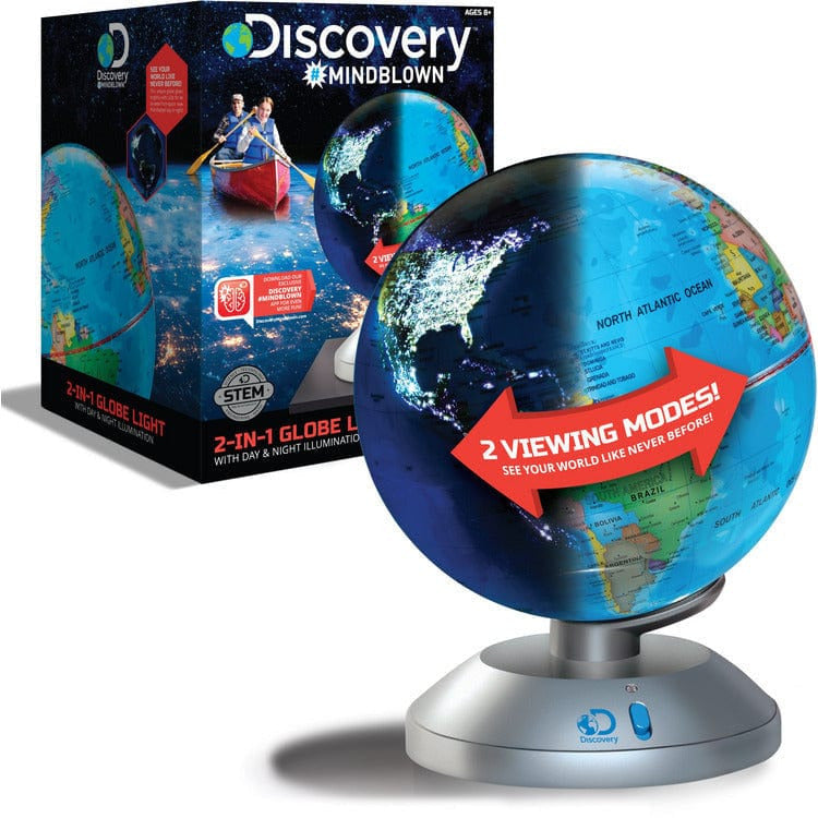 Discovery Mindblown STEM The Discovery Mindblown 2-in-1 Globe Night Light