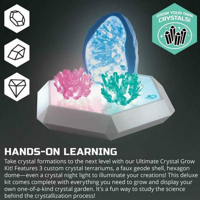 Discovery Mindblown STEM Ultimate 23-Piece Crystal Growing Kit