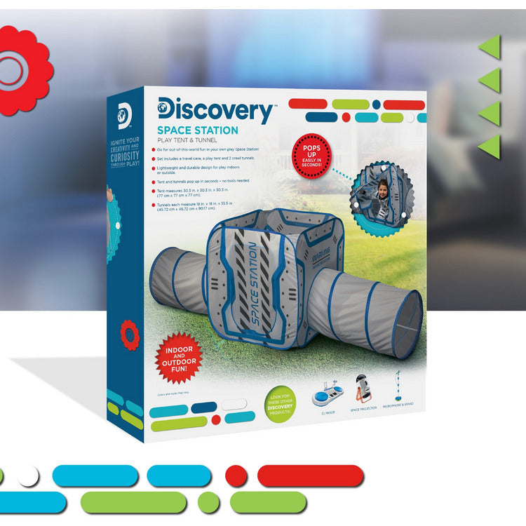Discovery Preschool 2-in-1 Children's Play Tunnel