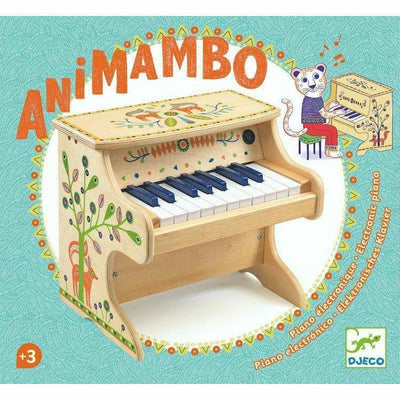 Djeco Preschool Animambo 18 Key Electronic Piano Musical Instrument