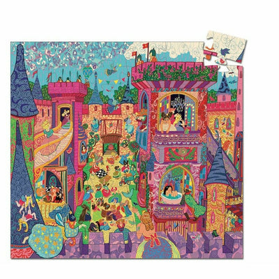 Djeco Puzzles Fairy Castle Silhouette Jigsaw Puzzle