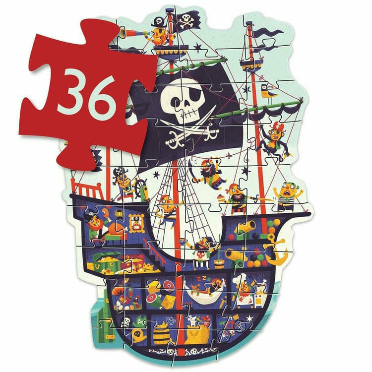 Djeco Puzzles Giant Pirate Ship Jigsaw Puzzle
