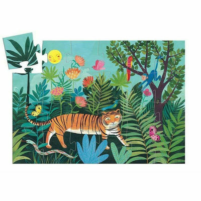 Djeco Puzzles Tiger’s Walk Silhouette Jigsaw Puzzle