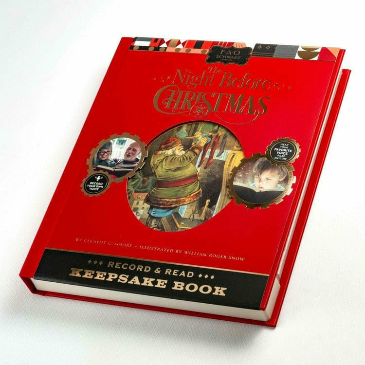 FAO Schwarz Books Book A Night Before Christmas Record and Read