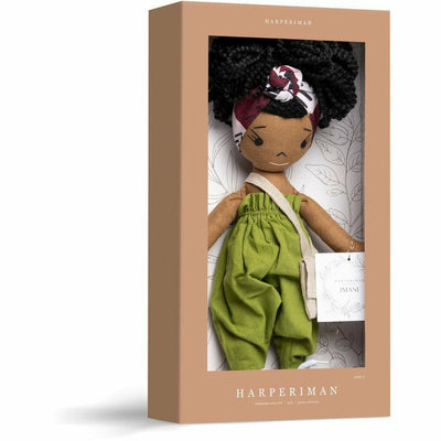 FAO Schwarz Dolls Imani Handmade Linen 14" Doll
