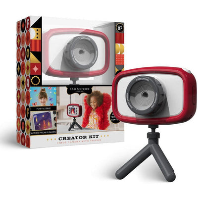 FAO Schwarz Electronics Creator Kit with Digital Video Camera with Tripod & Green Screen Fabric