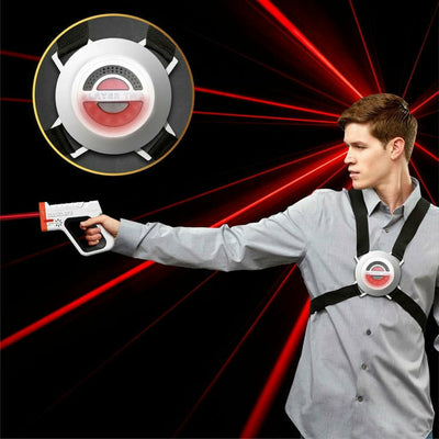FAO Schwarz Electronics Toy Laser Tag Shooting Game Circular Vest