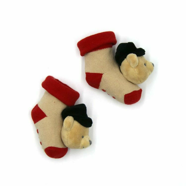 FAO Schwarz Infants FAO Holiday Bear Baby Socks
