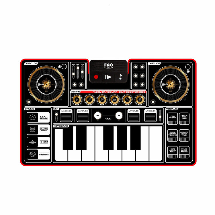 Fao Schwarz Giant Electronic DJ Mixer Mat 17168