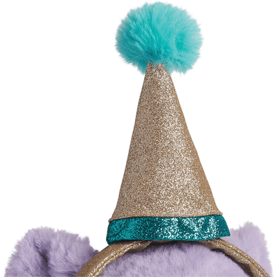 FAO Schwarz Plush 12" Dragon Plush with Party Hat