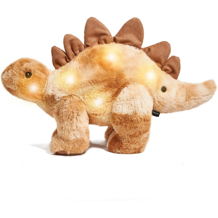 FAO Schwarz Plush 12" Stegosaurus Plush Dinosaur with LED Lights and Sound