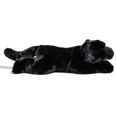 FAO Schwarz Plush 15" Plush Lying Black Panther