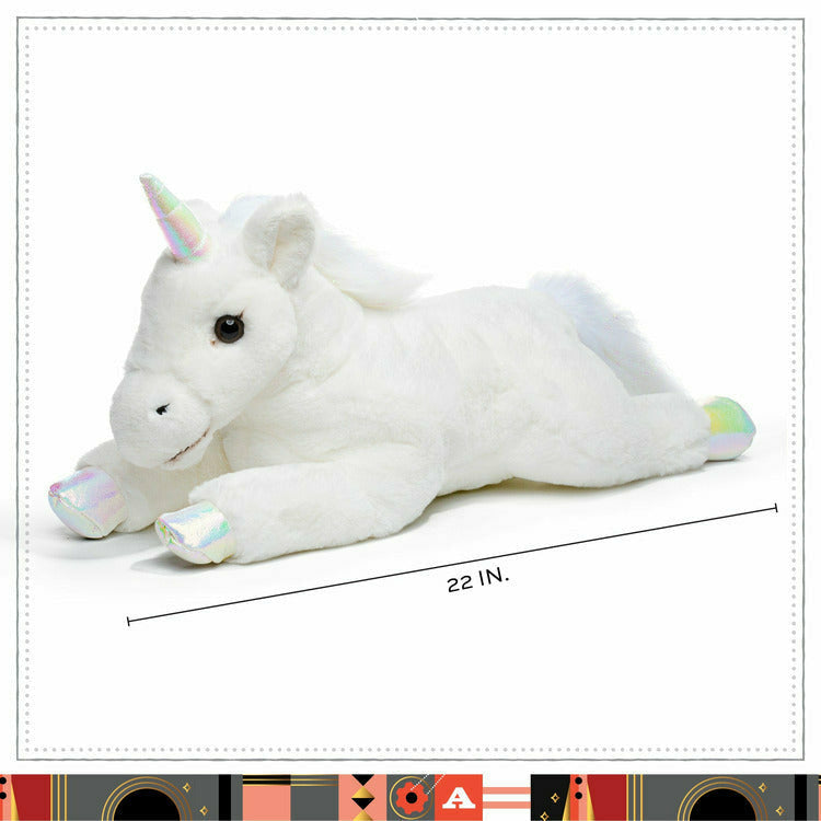 FAO Schwarz Plush 22" Unicorn Plush Cuddly Stuffed Animal