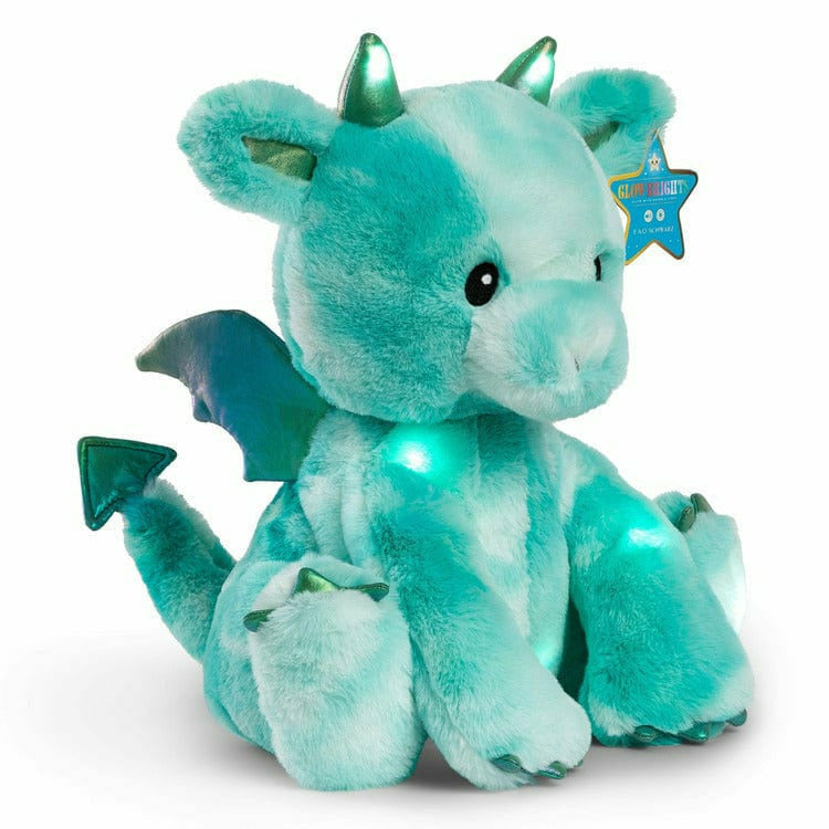 FAO Schwarz Plush LED Light-Up Dragon Plush Stuffed Animal 13"