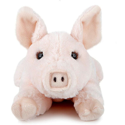 FAO Schwarz Plush Plush Lying Pig 15"