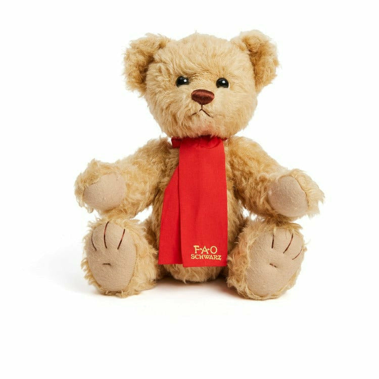 FAO Schwarz Plush Toy Plush Bear Mohair Collectible Modern