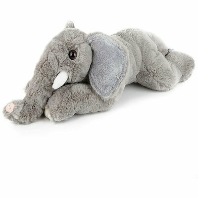 FAO Schwarz Plush Toy Plush Lying Elephant 15inch