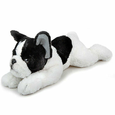 FAO Schwarz Plush Toy Plush Lying French Bulldog