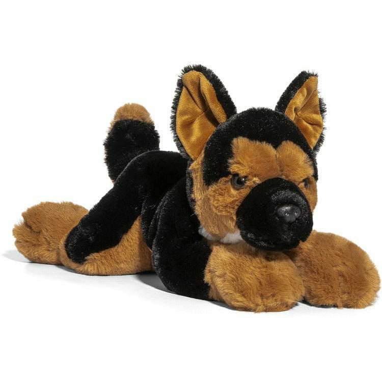 FAO Schwarz Plush Toy Plush Lying German Shepherd 15inch