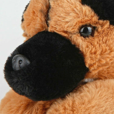FAO Schwarz Plush Toy Plush Lying German Shepherd 15inch