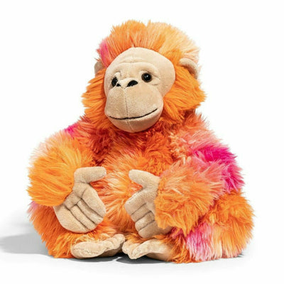 FAO Schwarz Plush Toy Plush Tie Dye Orangutan 10inch