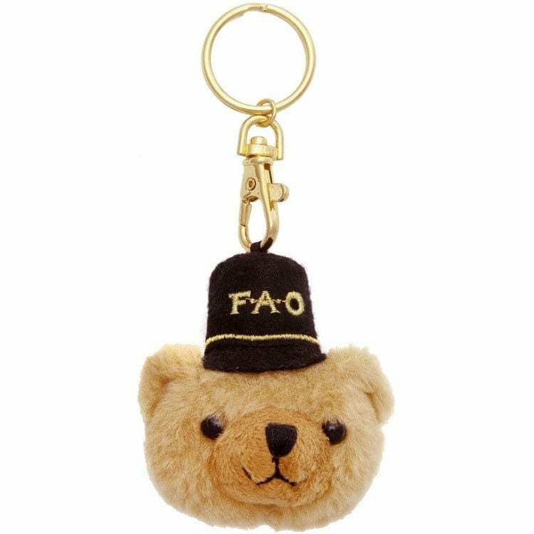 FAO Schwarz Souvenirs Plush Bear Key Ring
