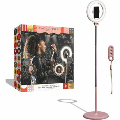 FAO Schwarz Trend Accessories Social Star Selfie Light Stand With Remote