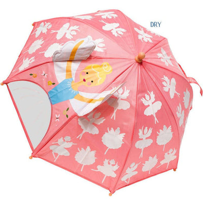 Floss & Rock Preschool Magic Color Changing Ballerina Umbrella with Wings