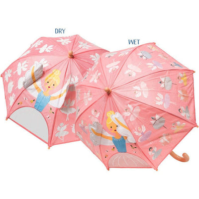 Floss & Rock Preschool Magic Color Changing Ballerina Umbrella with Wings